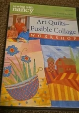 Sewing With Nancy Art Quilts Fusible Collage Workshop DVD - VG