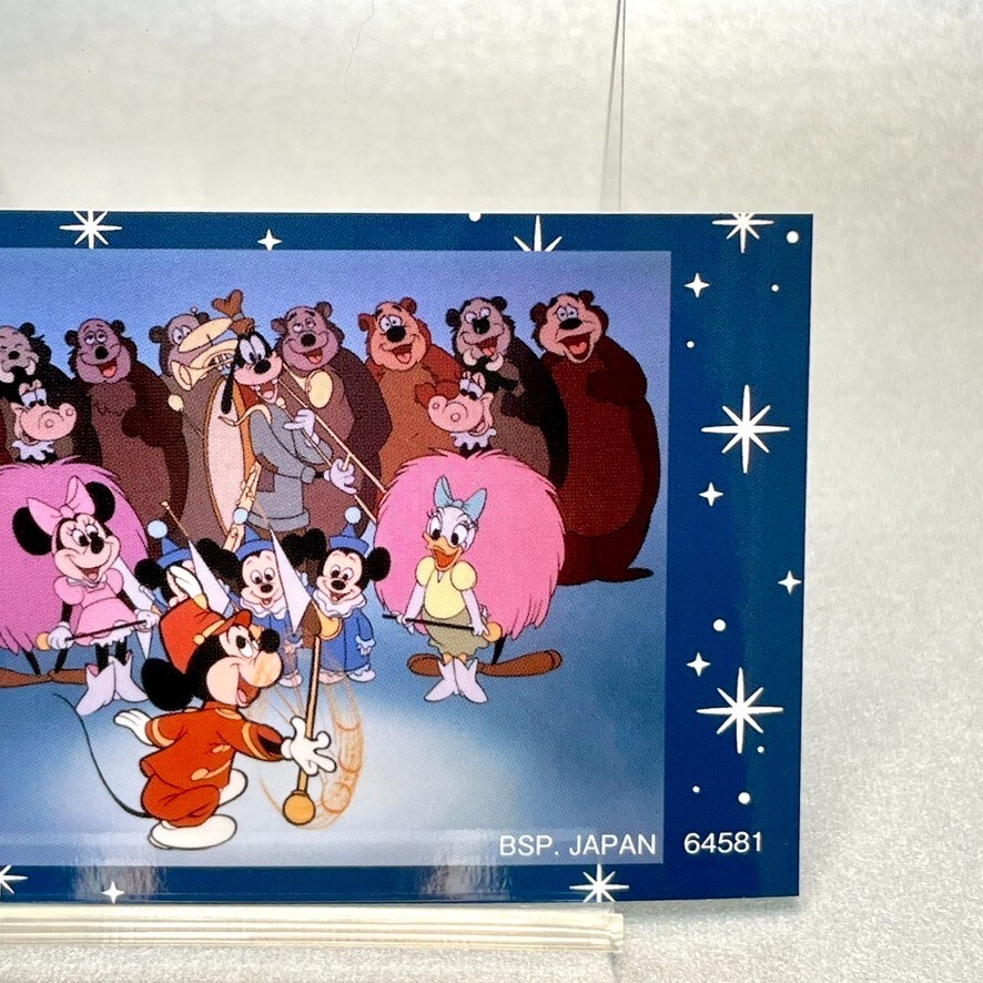 Mickey Mouse Minnie Mouse Seal Sticker Walt Disney Limited Anime