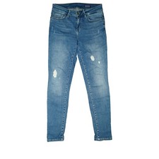 Tommy Hilfiger Women's Jeans Trousers Stretch Skinny Destroyed Used Look W28 L32
