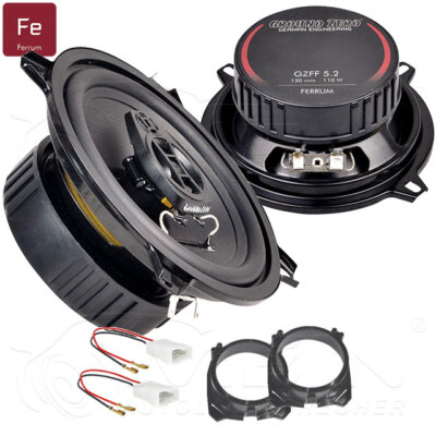GROUND ZERO LAUTSPRECHER für FORD FIESTA MK3 '89 1989-1996 Heck Seite 110W #B1ME