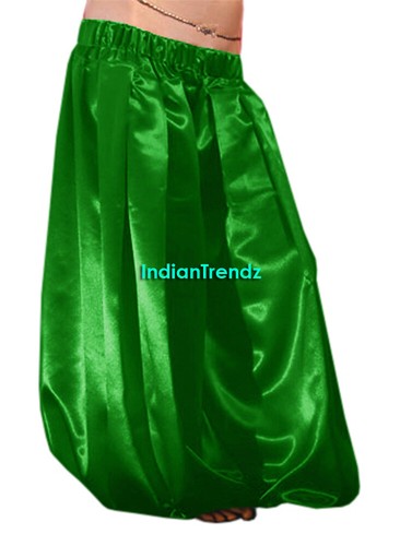 Satin Harem Pant Yoga Belly Dance Pantaloons Box Pleated Aladdin Baggy Halloween - Picture 11 of 43