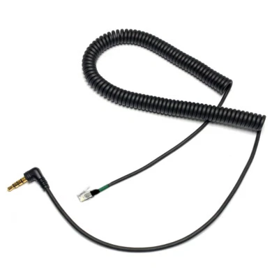 HR-KOM Adapterkabel EPOS Sennheiser schnurlose Headsets 3,5mm Klinke z.B. AVM Fritz!Fon
