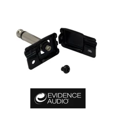 Evidence Audio ESP Soldered Right Angle 1/4 TS Plug, Black