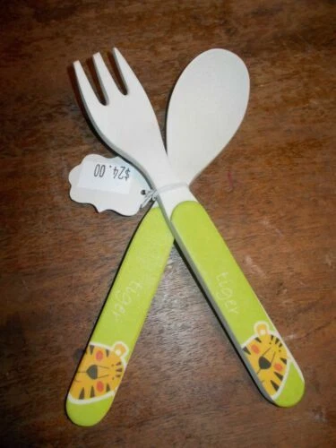 Bambú Utensilios para bebé de 12 meses