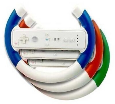 Wii - Controller Aufsatz: Lenkrad / Wheel Racing Challenge Dreierpack NEU & OVP