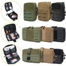 Military Tactical Molle Waist Bag EDC Sundries Pouch Medical Pack Nylon Climbing