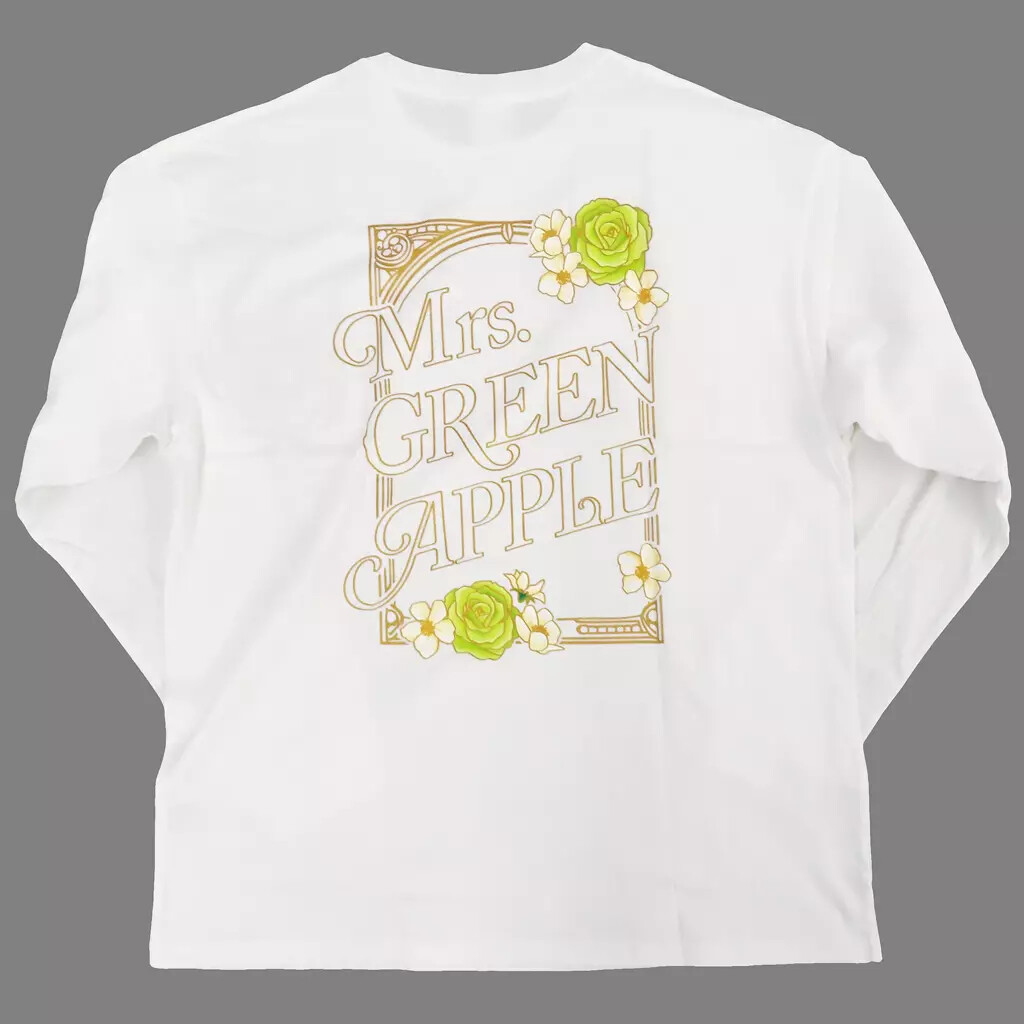 Mrs. GREEN APPLE ミセス 長袖TシャツM ホワイト ハーモニー Mrs
