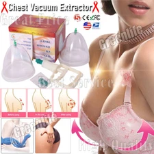 Breast Enlarger Vacuum Pump Kit Enhancements Cupping Appliance Lady Women's