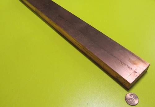 110 Copper Bar H02, 3/4" Thick x 2.0" Wide x 1 Ft Length - Picture 10 of 12