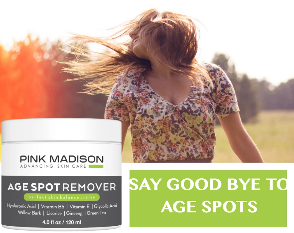 Age Spot Remover Face Body, Hands, Neck. Dark Spot Corrector Cream. Made in USA - Image 3 of 4