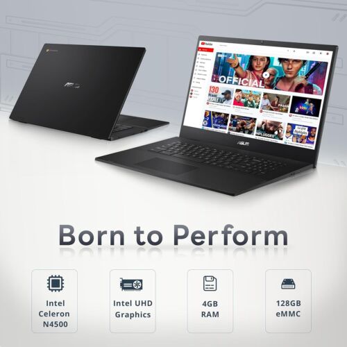 ASUS Chromebook CX1 17,3" FHD Celeron N4500 4 GB 128 GB eMMC Cam Chrome OS - Foto 2 di 13