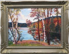 Herbert W Wagner (1890-1948) Canadian Algonquin School Oil on Board Haliburton