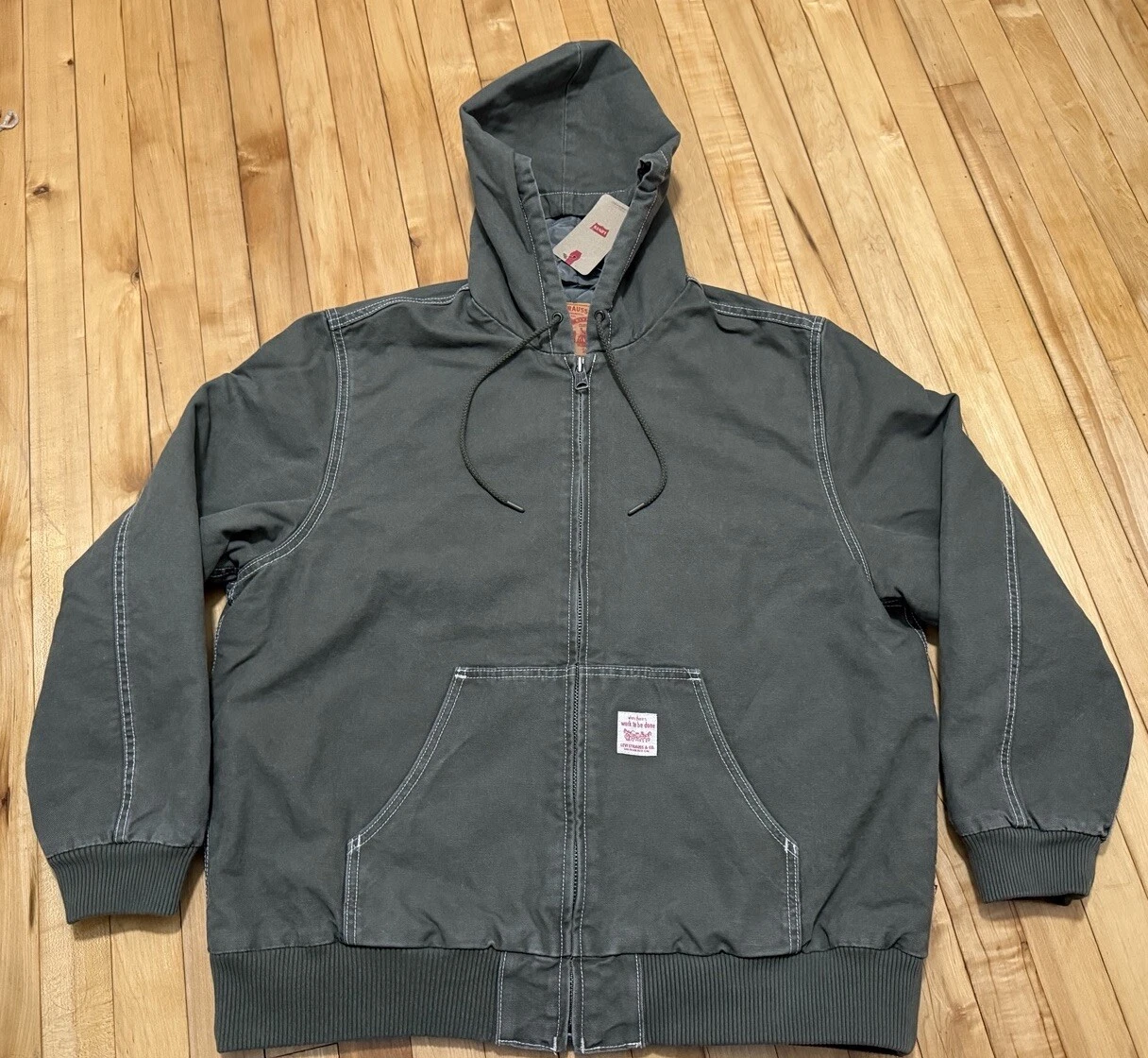 Veste à capuche Levis Workwear Wear vert olive Carhartt Wip Supreme Premium Big E
