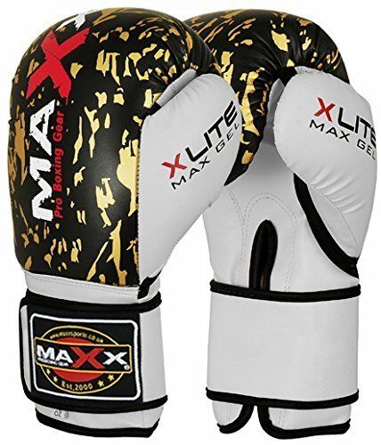 Maxx® Boxing Gloves Punch Bag Training MMA Muay Thai KickBoxing Fight Sparring - Picture 8 of 63