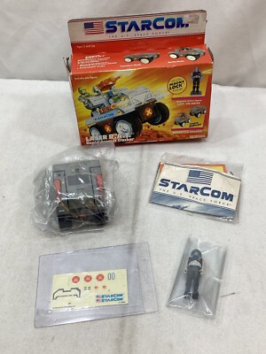 1987 Coleco Starcom Laser R.A.T  Boxed Working Complete Pilot & Visor