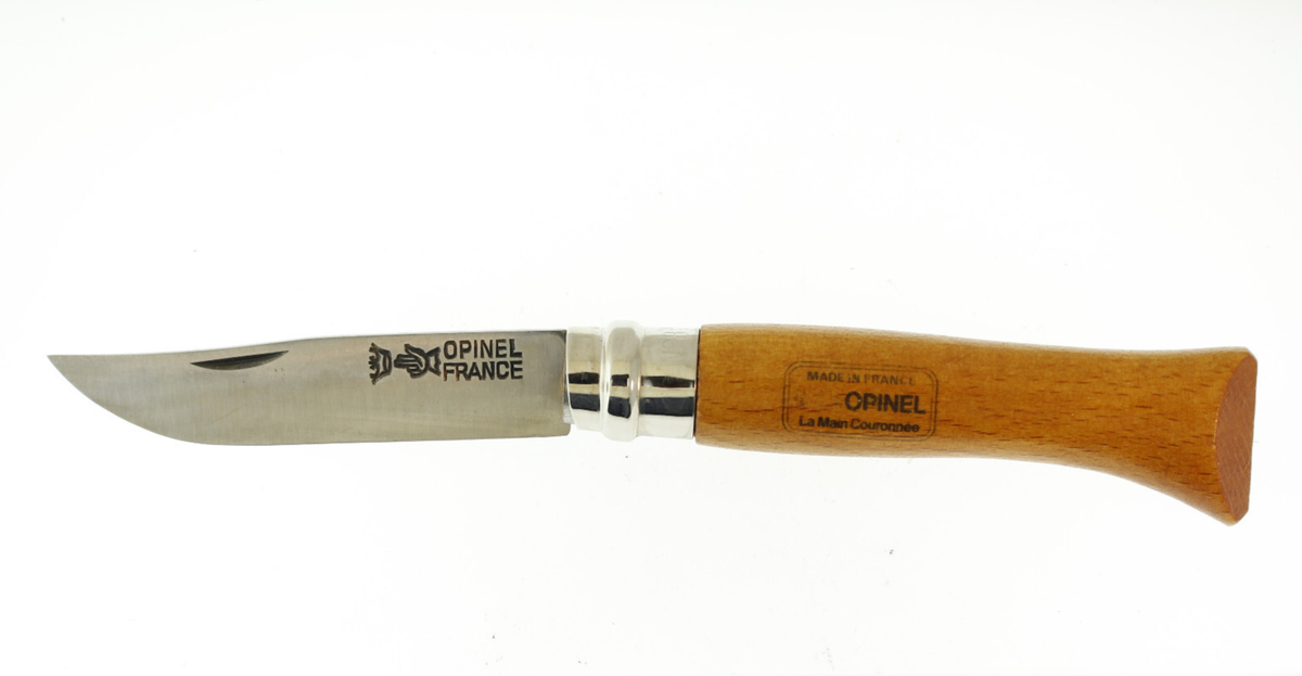 ピーラー ECONOME IROX FRANCE ウッドハンドル ヴィンテージ Opinel Virobloc Brevete № 8 Twist Lock Folding Knife in Box 7 5/8
