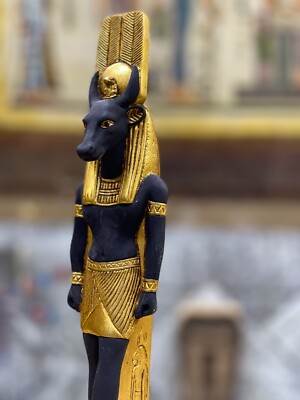Manifest Goddess Hathor Statue, Cow Goddess in Ancient Egypt, Made in Egypt