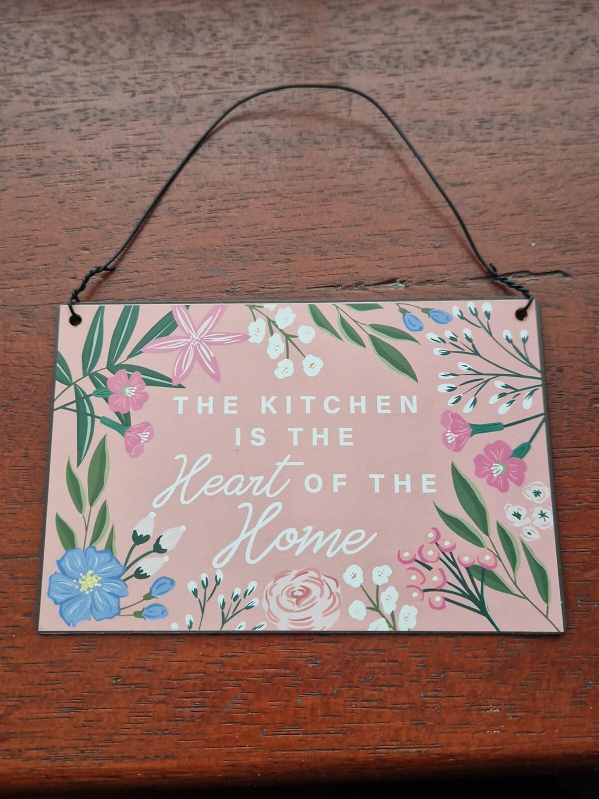 KITCHEN HEART OF THE HOME sign House quote sign slogan family friends love gift