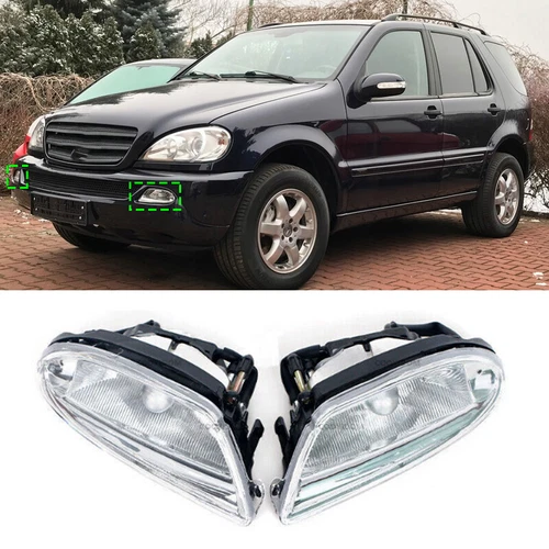 For Mercedes Benz W163 ML350 ML500 ML430 Front Fog Light Lamp Left & Right - Picture 1 of 5