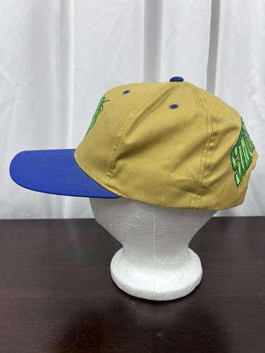 Vintage Simon Bar Sinister Blockhead Hat American Needle Snapback 90s Underdog - Picture 7 of 13