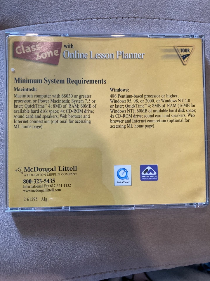 Class Zone Online Lesson Planner Algebra 1 CD-ROM McDougal Littell - Image 2 of 3