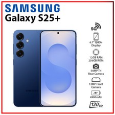 Samsung Galaxy S25+ Plus 5G 12GB+256GB NAVY Dual SIM Unlocked Cell Phone