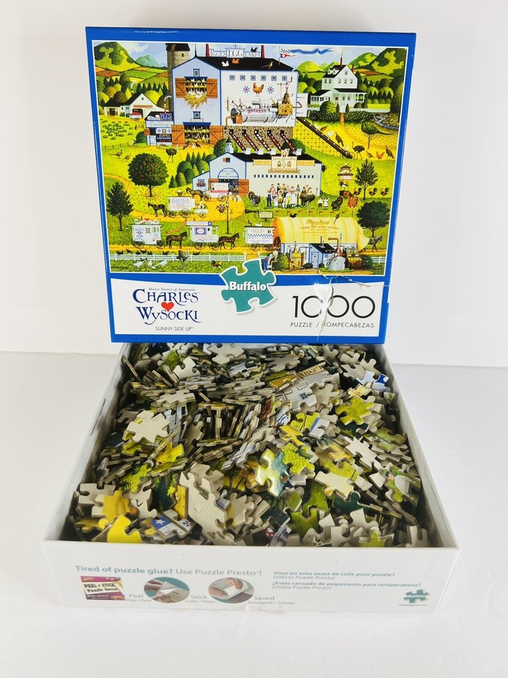 Charles Wysocki Sunny Side Up 1000 Piece Jigsaw Puzzle Buffalo Puzzles