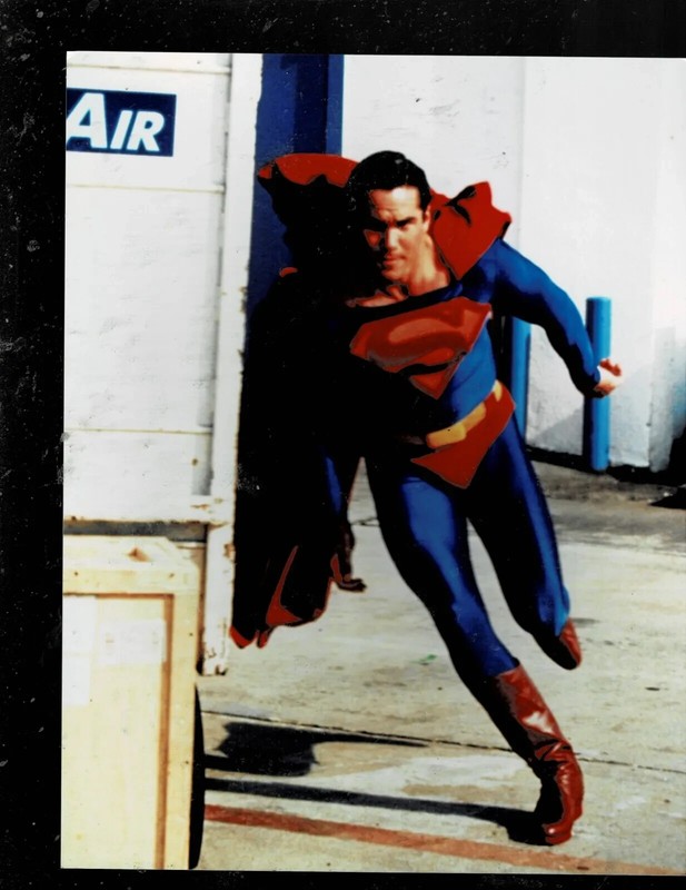 *SUPERRARE* 8X10 ORIGINAL YOUNG SEXY DEAN CAIN AS SUPERMAN SCENE