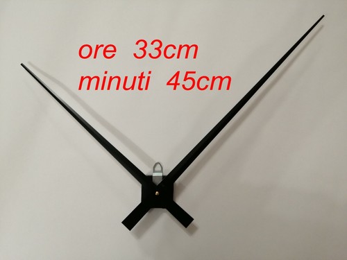 MECCANISMO OROLOGIO parete lancette lunghe maxi gigante 33/45 gambo perno  alto | eBay
