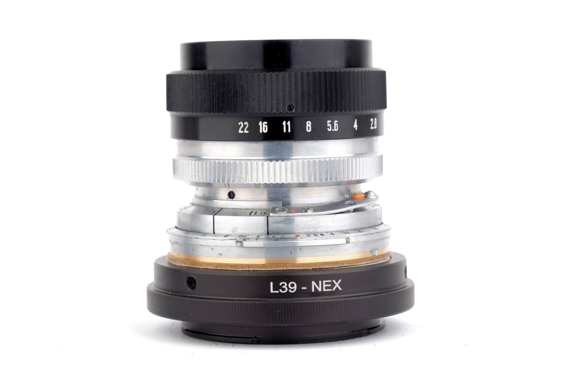 Contax KIEV RF to Sony E adapter with focusing part + GIFT Helios