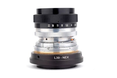 Contax KIEV RF to Sony E adapter with focusing part + GIFT Helios
