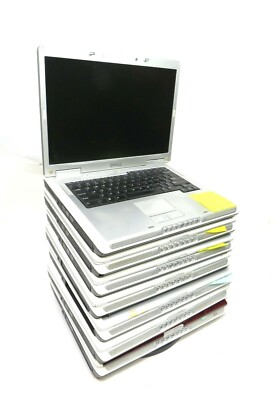 Lot of 7 Dell Laptops (4) E1505 (1) 6400 (2) 6000 No Working Boot to BIOS