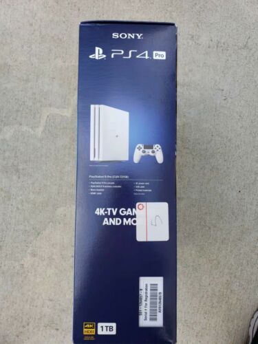 Brand New Sony PlayStation 4 PS4 Pro 1TB Glacier White