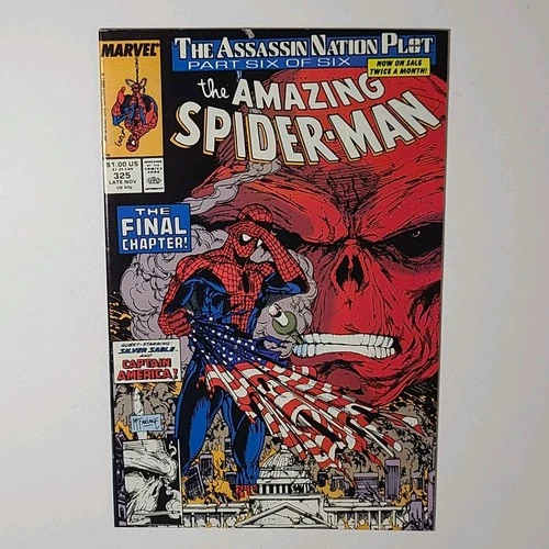 Amazing Spider-Man #325, VF+ (Marvel, 1989) McFarlane Cover/Art, Red Skull