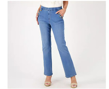 Belle by Kim Gravel Regular TripleLuxe Denim Jeans - Blue - 12