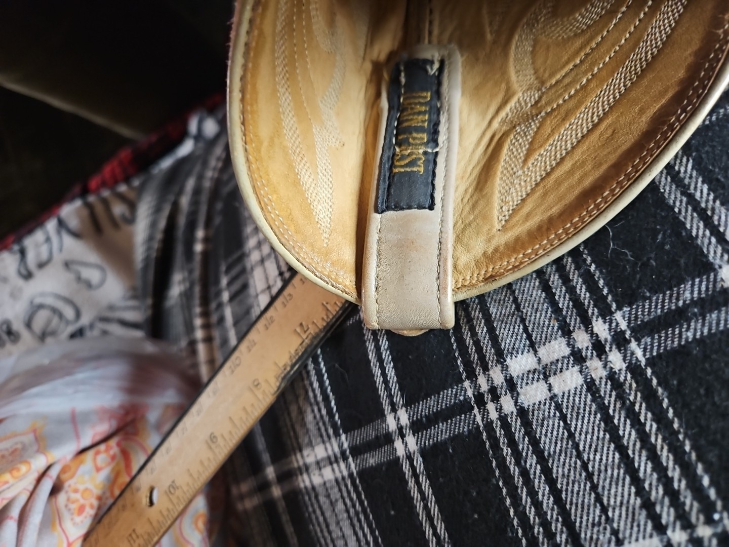 Dan Post Python Vintage Cowboy Western Boots Brow… - image 5