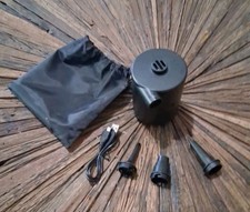 Electric Rechargeable Camping Air Mattress Pump, Fast Air Inflator 3 Nozzles