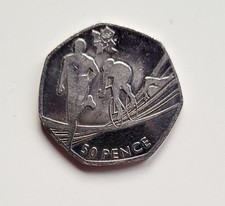 50 pence coin London Olympic 2012 Triathlon