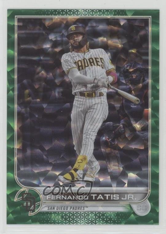 2022 Topps Series 1 Green Foil 436/499 Fernando Tatis Jr #100 3q5