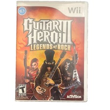 Guitar Hero III: Legends of Rock - Nintendo Wii ( COMPLETE)
