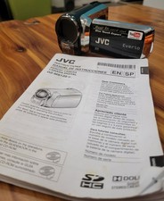 JVC Everio GZ-MS120U Camcorder Dual SD Card Slot 40x Zoom w Manual Tested