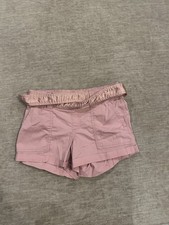 Abercrombie, Kids, Girls Pink Elastic Waist Paper Bag Shorts Size 11/12