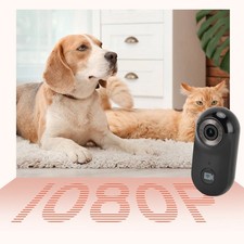 Pet Collar Camera 1080P HD 2.4G Wireless Dog Cat Wearable Video Recorder Loop