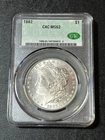 1882 Morgan Silver Dollar CAC MS62 - Ships Free!