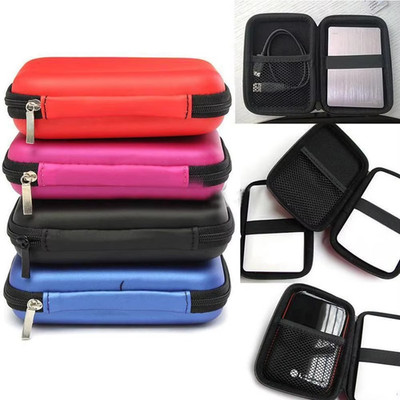 2.5'' HDD Hard Drive Case EVA Shockproof Storage Bag for External Hard Disk USB