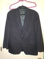 Polo University Club By Ralph Lauren Men's Wool Blazer Suit Jacket Size 40S VTG
