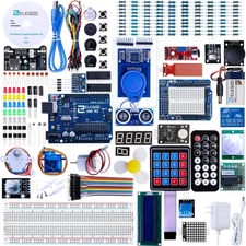 ELEGOO UNO R3 Starter Kit 200+ Components Compatible with Arduino IDE