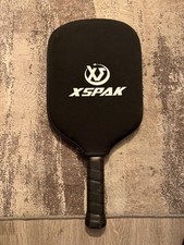 xspak pickleball paddle, standard shape, raw carbon fiber face Gray /Black/ NEW