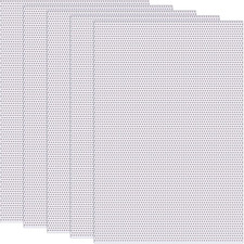 5 Sheets of 0.8mm Waterproof PVC Eye Mesh for Fursuit and Cosplay Crafts