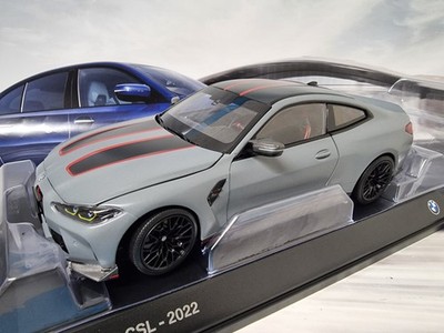 NEW MINICHAMPS BMW MINIATURE M4 CSL G82 BROOKLYN GREY 1:18